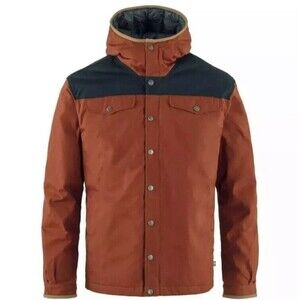 NWT Fjallraven Greenland No 1 Down Mens Jacket Small G-1000 Orange Blue New $500